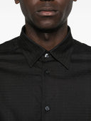 Camicia in cotone con logo Emporio Armani