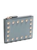 Porte-monnaie en cuir Rockstud Valentino Garavani