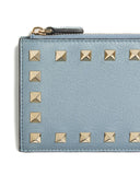 Porte-monnaie en cuir Rockstud Valentino Garavani