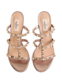 Sandales en cuir Rockstud Valentino Garavani