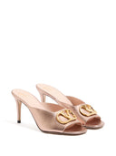 Valentino Garavani V Logo Signature Leather Mules