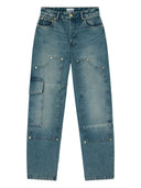 Ganni denimjeans van biologisch katoen