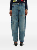 Ganni denimjeans van biologisch katoen