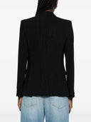 Veste blazer à simple boutonnage à fines rayures Emporio Armani