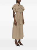 Brunello Cucinelli Vestido largo de algodón