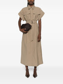 Brunello Cucinelli Vestido largo de algodón