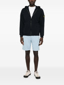 Bawełniana bluza z kapturem i logo Stone Island