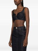 Givenchy Denim Cotton Bra Top