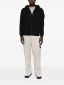 Stone Island Logo Cotton Hoodie