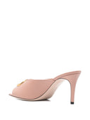 Valentino Garavani V Logo Signature Leather Mules