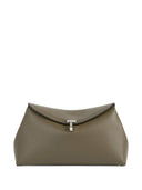 Toteme Pre T Lock leren clutch