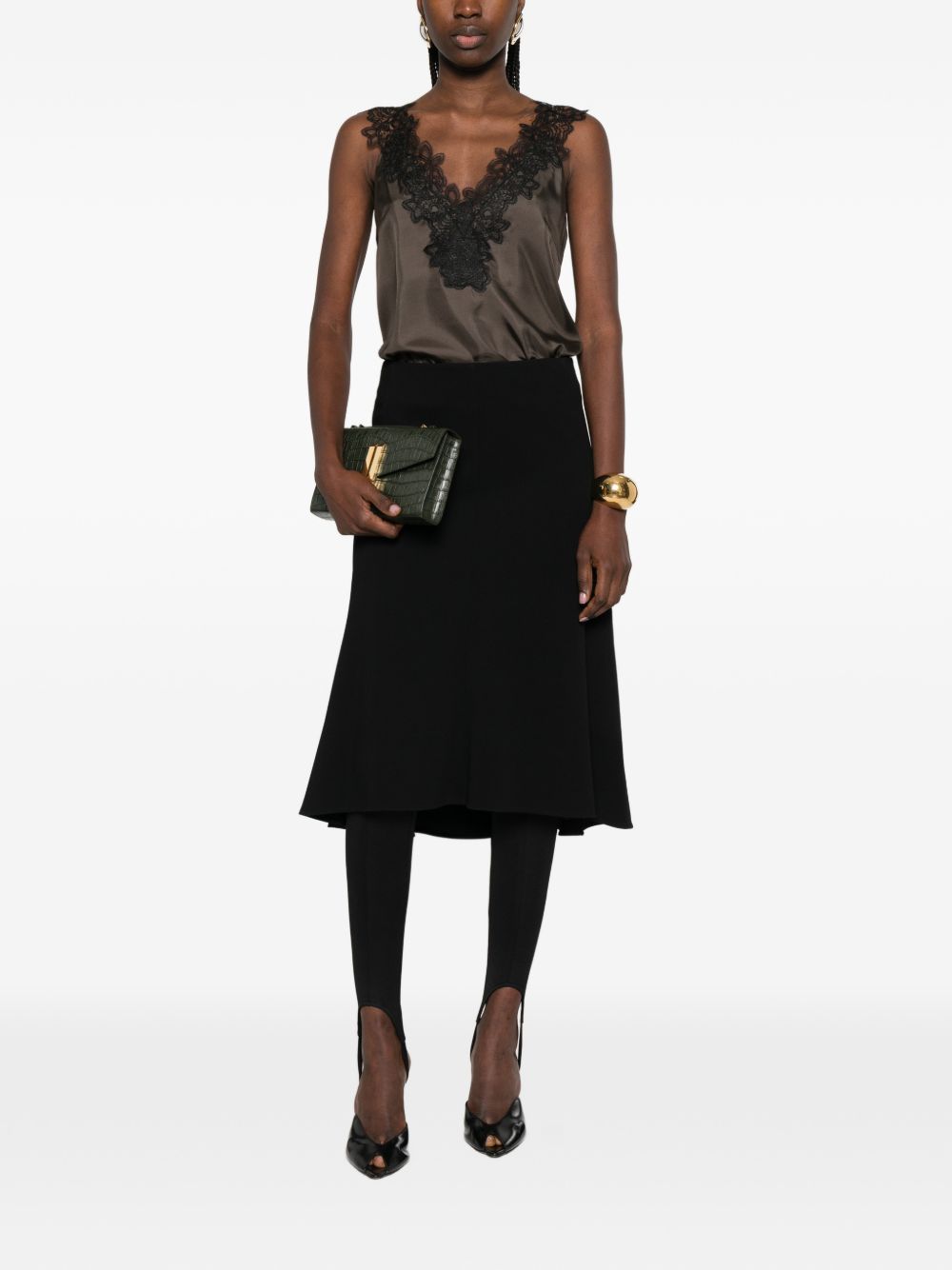 Jil Sander Asymmetric Short Skirt