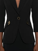 Elisabetta Franchi Single Breasted Blazer Jacket