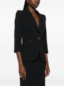 Elisabetta Franchi Single Breasted Blazer Jacket