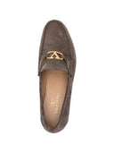 Valentino Garavani V Logo Signature Leather Loafers