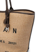 Sac fourre-tout moyen en raphia Hogan