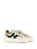 Hogan H Stripes Leather Sneakers