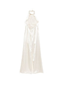 Alysi Satin Long Dress