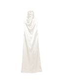 Alysi Satin Long Dress