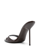 Paris Texas Lidia Leather Heel Sandals