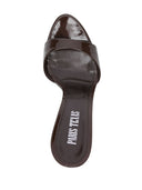 Paris Texas Lidia Leather Heel Sandals