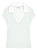 Courreges Pre Logo Cropped Polo Shirt