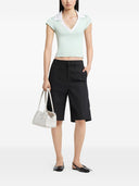 Courreges Pre Logo Cropped Polo Shirt