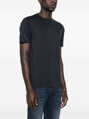 Emporio Armani Modal And Silk Blend T Shirt