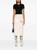 Fendi Logo Cotton T Shirt
