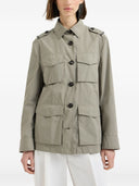 Brunello Cucinelli Veste militaire en coton mélangé