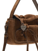Acne Studios Multipocket Suede Leather Micro Bag