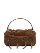 Acne Studios Multipocket Suede Leather Micro Bag