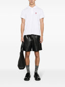 Ami Paris Ami De Coeur Cotton Polo Shirt