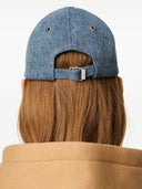 Ami Paris Ami De Coeur Denim Cap