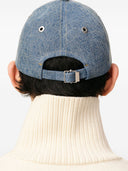 Ami Paris Ami De Coeur Denim Cap