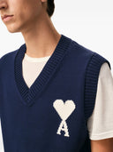 Ami Paris Ami De Coeur Wool Vest