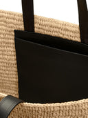 Ami Paris Rafia Tote Bag