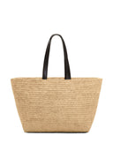Ami Paris Rafia Tote Bag
