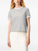 Ami Paris Logo Cotton T Shirt
