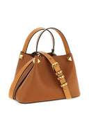 Valentino Garavani V Logo Signature Small Leather Tote Bag