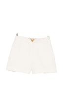 Short en laine et soie Valentino V Logo Signature