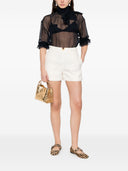Short en laine et soie Valentino V Logo Signature