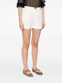 Short en laine et soie Valentino V Logo Signature
