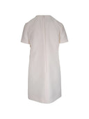 Valentino V Logo Signature Wool And Silk Dress