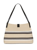 Tote mediano de lona y piel Release de Balmain