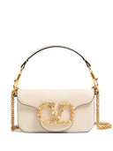 Valentino Garavani Locò Small Leather Shoulder Bag With Jewel