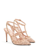 Valentino Garavani Rockstud Lace Pumps