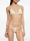 Braguita de bikini con estampado barroco de Versace