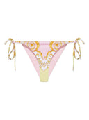 Braguita de bikini con estampado barroco de Versace