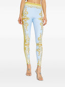 Legginsy z nadrukiem Versace Barocco